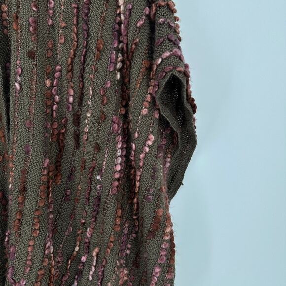 Rising Tide Shawl Poncho Womens ONE SIZE Bohemian Knit Lightweight Oversized - Picture 5 of 16